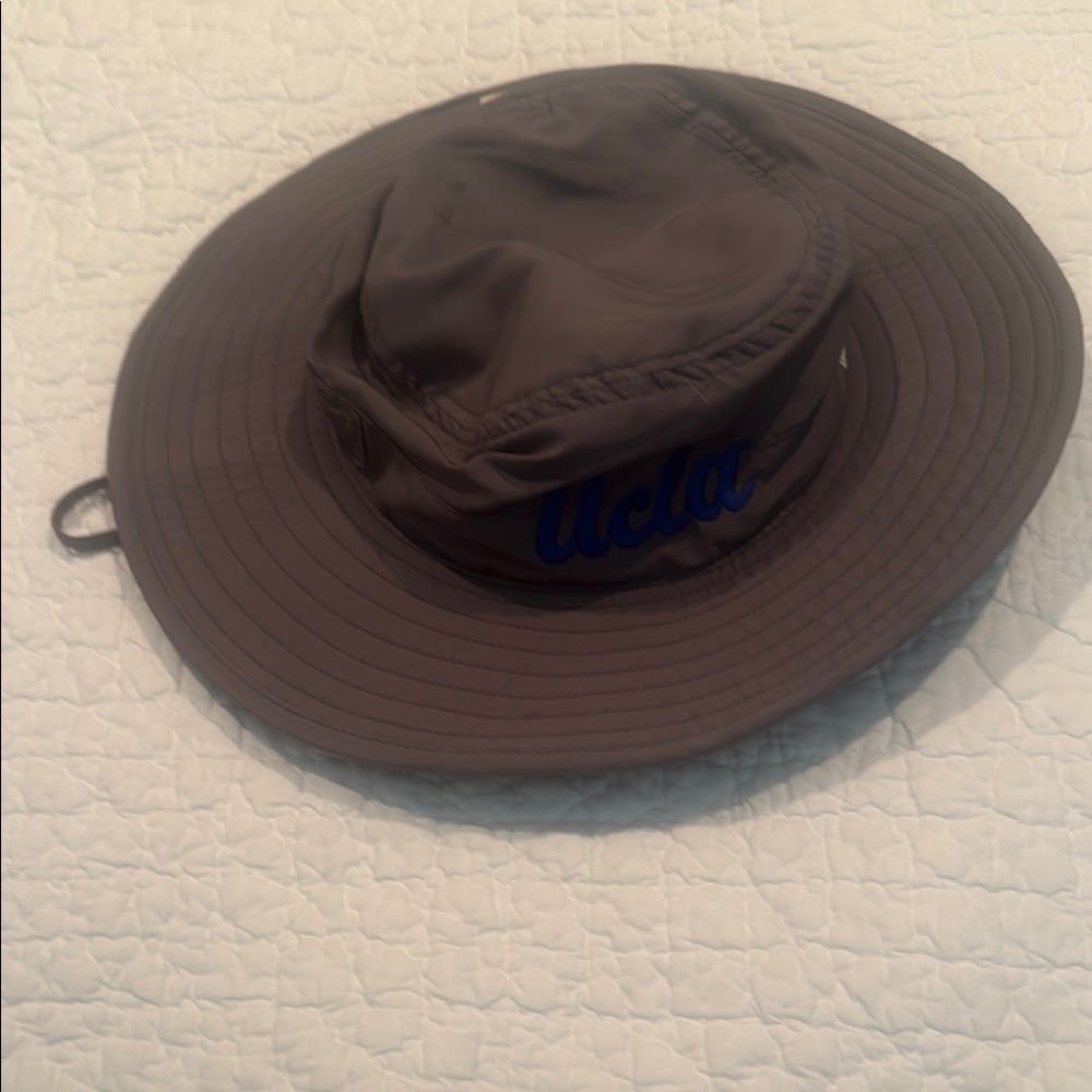 Dark Gray Wide Brim Sun Hat